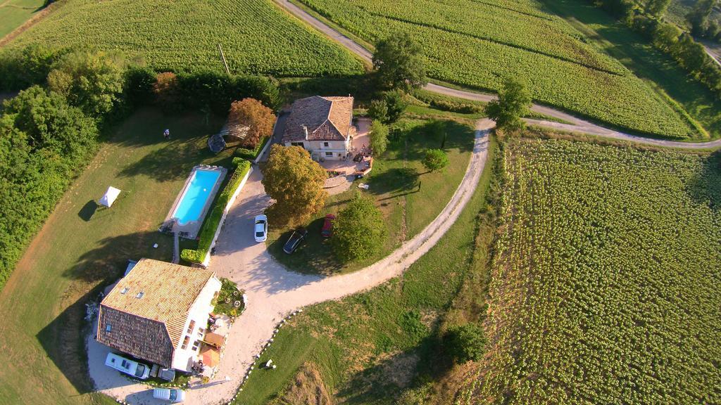 La Perle Du Lot Bed & Breakfast Castelnau-Montratier Oda fotoğraf